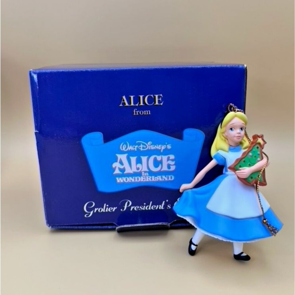 Disney Alice In Wonderland Ornament Grolier President's Edition